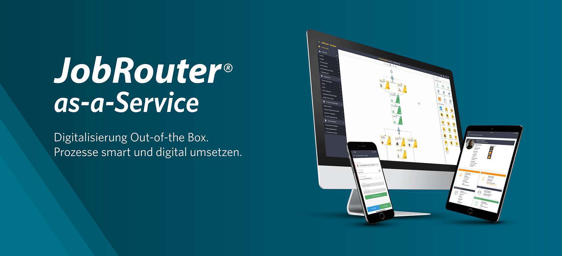 JobRouter asaService Digitalisierung OutoftheBox. Prozesse smart